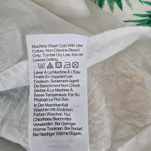 J. Crew Pineapple Print Squareneck Ruffle Cotton Maxi Dress 6P Tiered Pockets - Picture 15 of 16